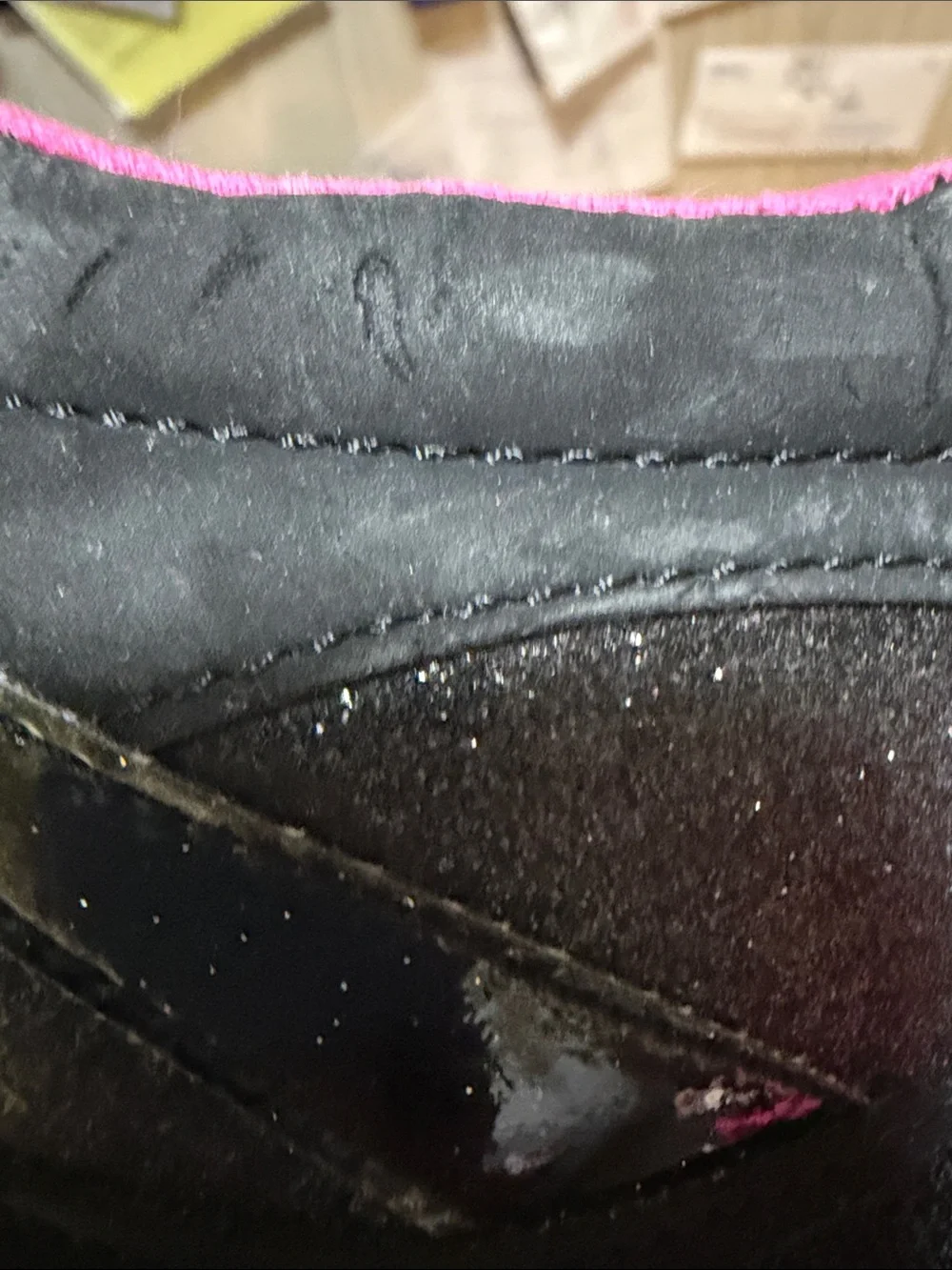 U.S. Polo Assn. Girls Black & Hot Pink High-Top Sneakers
